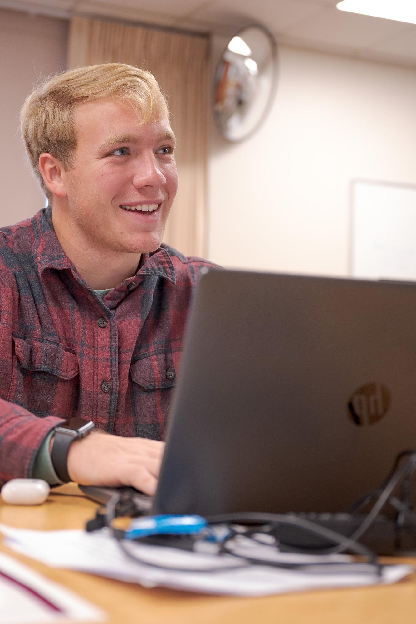 Alec in Learning Lab